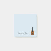 Guitar Music Monogram Blue Post-it® Notes (Voorkant)