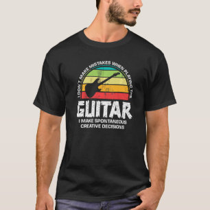 Guitar Music Musical Instrument Musician Fun T-shirt