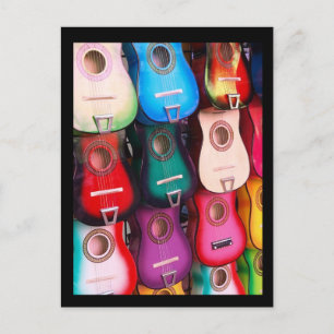 Guitar Music Post Card Briefkaart