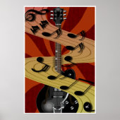 Guitar Music Poster (Voorkant)