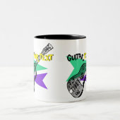 Guitar Music Retro  Illustratie aangepaste Mok (Center)