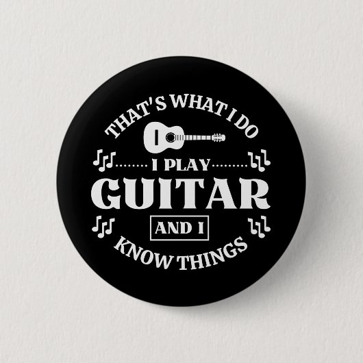 Guitar Music Ronde Button 5,7 Cm (Voorkant)