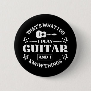 Guitar Music Ronde Button 5,7 Cm
