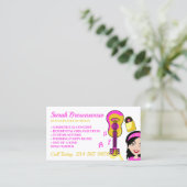 Guitar Music Sing Tutor Visitekaartje (Staand voorkant)