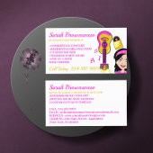 Guitar Music Sing Tutor Visitekaartje