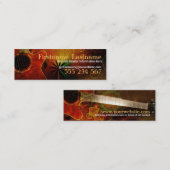 Guitar Music Sound Mini Visitekaartjes (Voorkant / Achterkant)