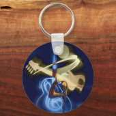 Guitar Music String Destiny Song and Dance Sleutelhanger (Voorkant)