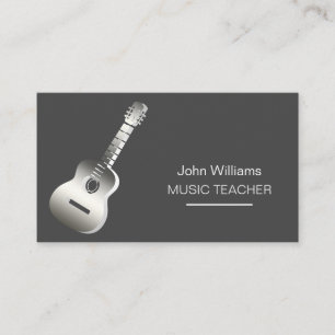 Guitar Music Teacher DJ Player Musician Visitekaartje