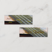 Guitar Music Teacher Mini Visitekaartje (Voorkant / Achterkant)