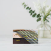 Guitar Music Teacher Visitekaartje (Staand voorkant)