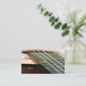 Guitar Music Teacher Visitekaartje (Staand voorkant)