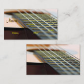 Guitar Music Teacher Visitekaartje (Voorkant / Achterkant)