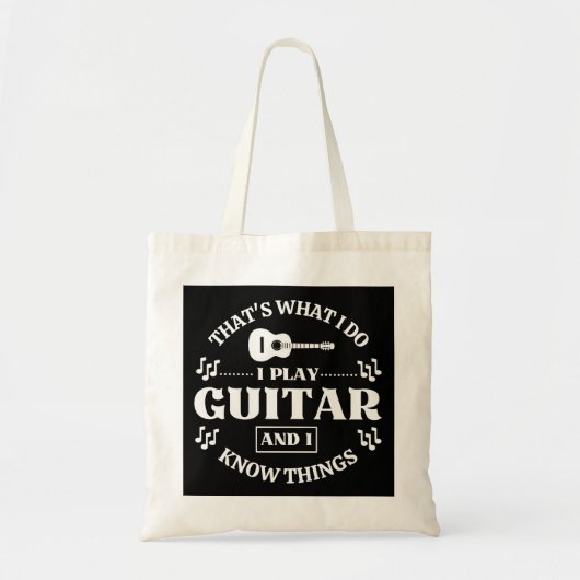 Guitar Music Tote Bag (Voorkant)