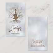 Guitar Music Tree - Goud en Browns Visitekaartje (Voorkant / Achterkant)