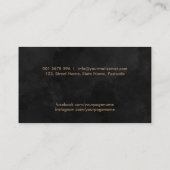 Guitar Music Tree Visitekaartje (Achterkant)