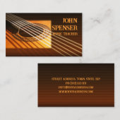 Guitar Music Tutor Visitekaartje (Voorkant / Achterkant)