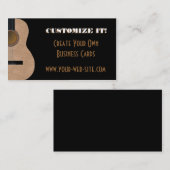  Guitar Music Visitekaartje (Voorkant / Achterkant)