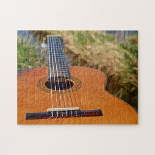 Guitar / Musical Instrument Photo Puzzle Legpuzzel
