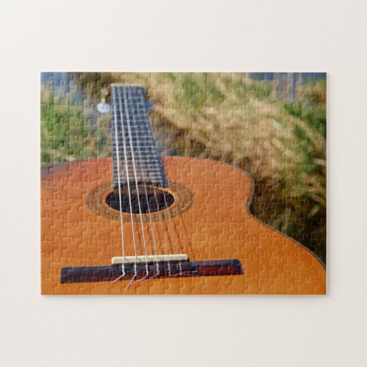 Guitar / Musical Instrument Photo Puzzle Legpuzzel (Horizontaal)