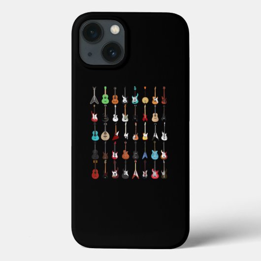 Guitar Musical Instrument Rock en Roll Case-Mate iPhone Case (Achterkant)