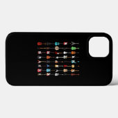 Guitar Musical Instrument Rock en Roll Case-Mate iPhone Case (Achterkant (horizontaal))