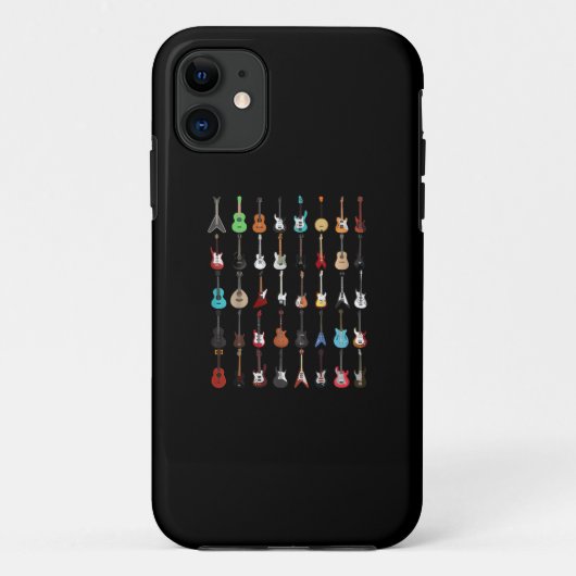 Guitar Musical Instrument Rock en Roll Case-Mate iPhone Case (Achterkant)