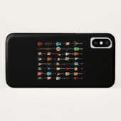 Guitar Musical Instrument Rock en Roll Case-Mate iPhone Case (Achterkant (horizontaal))