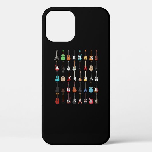 Guitar Musical Instrument Rock en Roll Case-Mate iPhone Case (Achterkant)