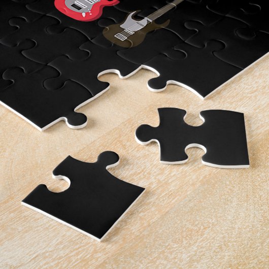 Guitar Musical Instrument Rock en Roll Legpuzzel (Zijkant)