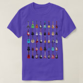 Guitar Musical Instrument  (Rock N Roll Tee)  T-shirt (Design voorkant)