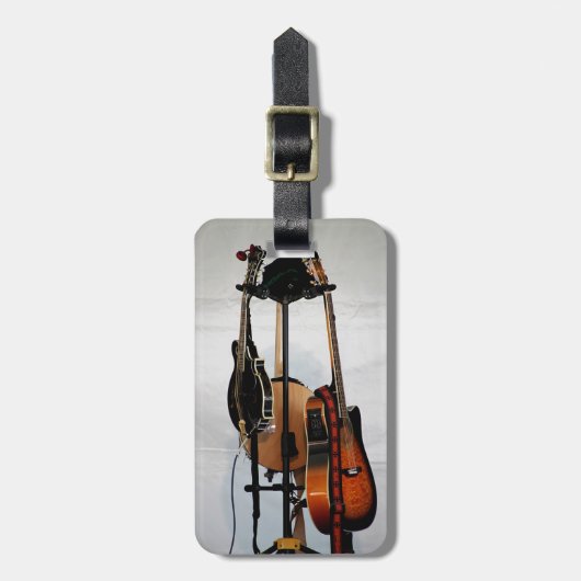 Guitar Musical Instruments Bagagelabel (Voorkant verticaal)