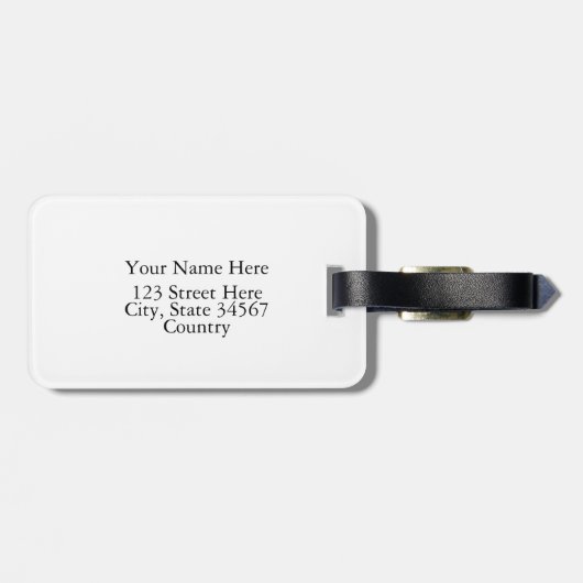 Guitar Musical Instruments Bagagelabel (Achterkant horizontaal)