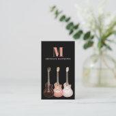 Guitar Musician and Music Teacher Visitekaartje (Staand voorkant)