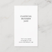 Guitar Musician Visitekaartje (Achterkant)