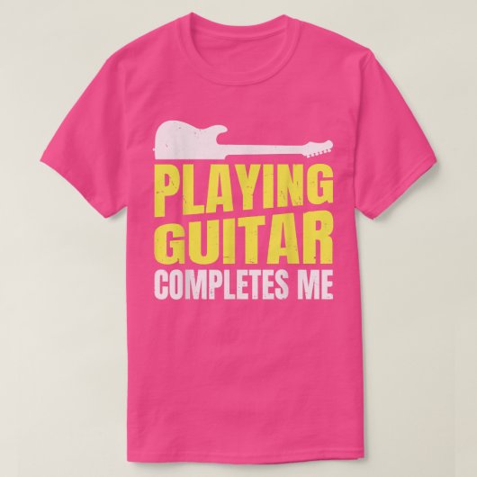Guitar Muziek Guitarist Guitar afspelen T-shirt (Design voorkant)