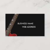 Guitar - Muziek Visitekaartje (Achterkant)