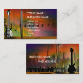 Guitar - Muziek Visitekaartje (Voorkant / Achterkant)