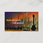 Guitar - Muziek Visitekaartje (Achterkant)