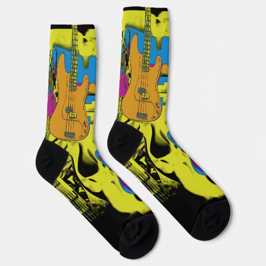 Guitar - Muziekinstrumenten Sokken (Rechts)