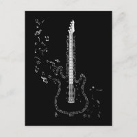 Guitar Muzieknoten Instrument Musicus gitarist