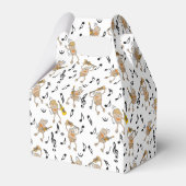 Guitar Muzieknoten Patroon Bedankdoosjes (Achterkant)