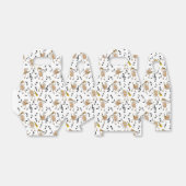 Guitar Muzieknoten Patroon Bedankdoosjes (Uitgevouwen)