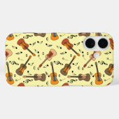 Guitar Muzieknoten Patroon Case-Mate iPhone Case (Achterkant (horizontaal))
