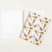 Guitar Muzieknoten Patroon Planner (Display)