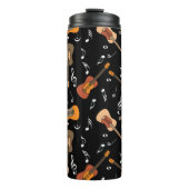 Guitar Muzieknoten Patroon Thermosbeker (Voorkant)