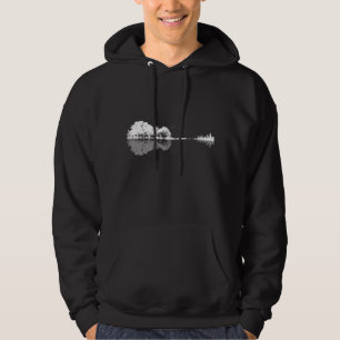 Guitar Natuur Trees Birds Hoodie