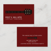 Guitar-Neck Guitar Teacher Visitekaartje (Voorkant / Achterkant)