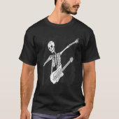Guitar Neck With A Sweet Rock On Skeleton Hand Roc T-shirt (Voorkant)