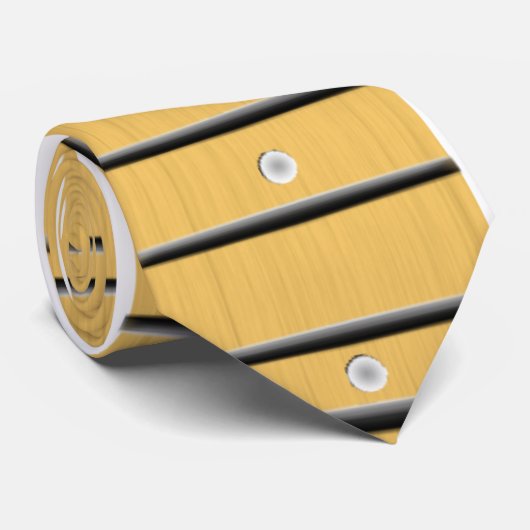 Guitar NeckTie Fingerboard-Stropdas Stropdas (Opgerold)