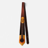 Guitar Necktie Music-Thleed Design Versie 1 Stropdas (Voorkant)